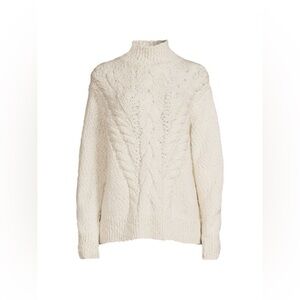 VINCE
Rising Cable-Knit Turtleneck Sweater